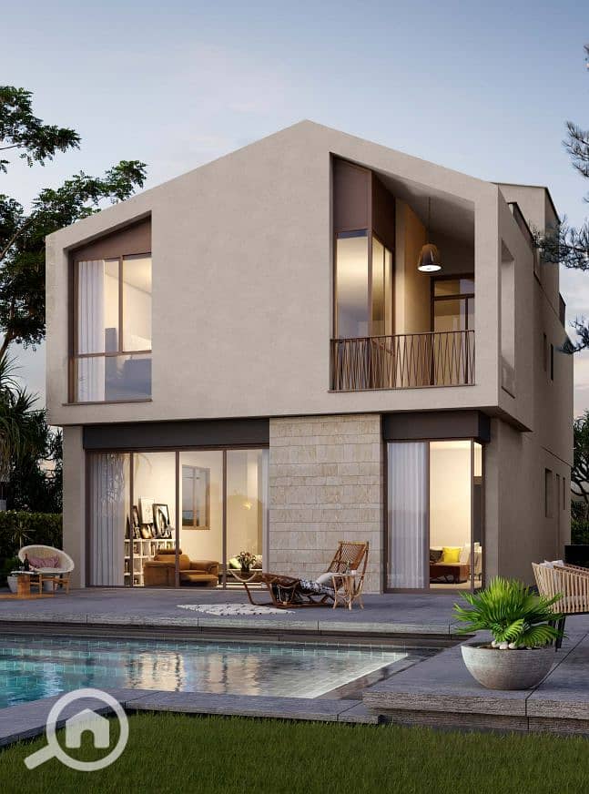 Villa open view for sale in Karmell Sodic Sheikh Zayed near beverly hills , Prime location - Widok 4