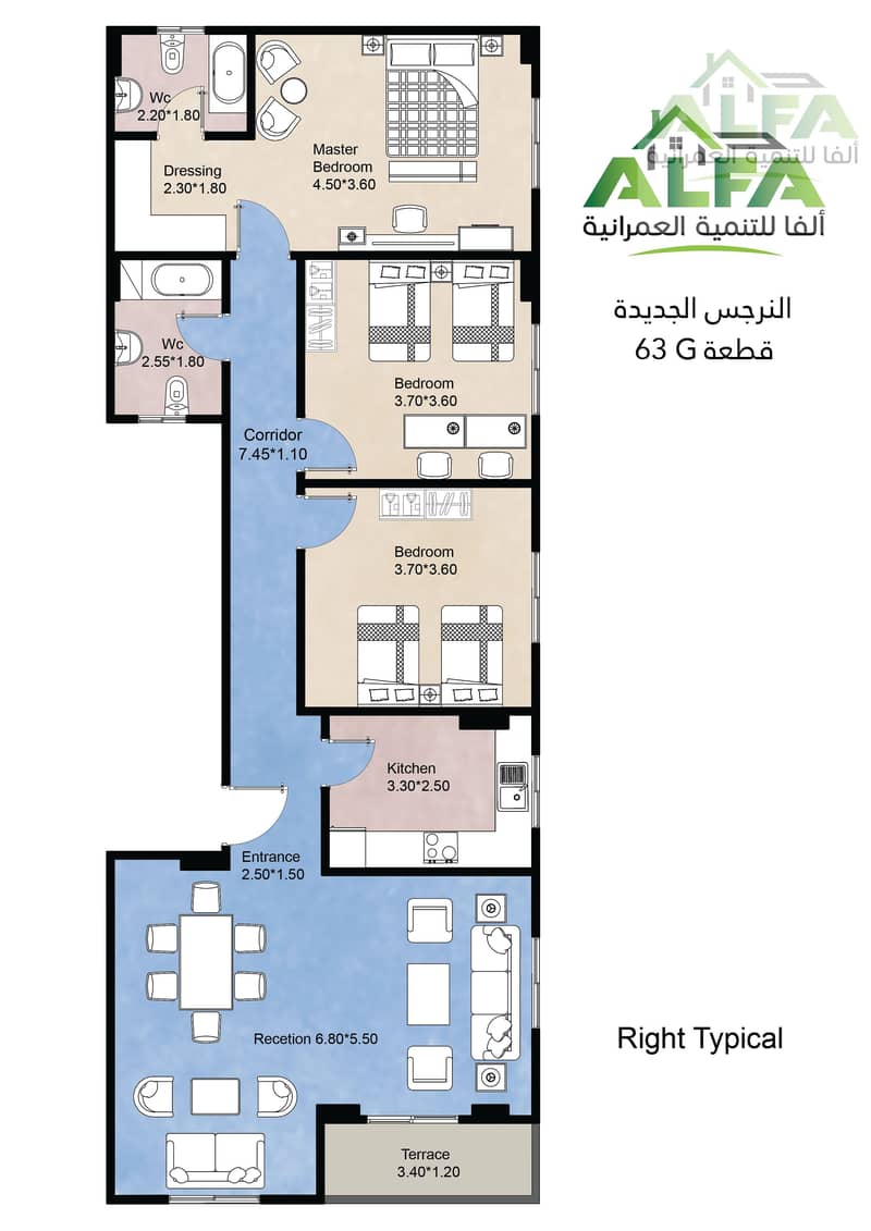 162 SQM Apartment for Sale – Immediate Delivery – New Narges, Zone G - Prikaz 3