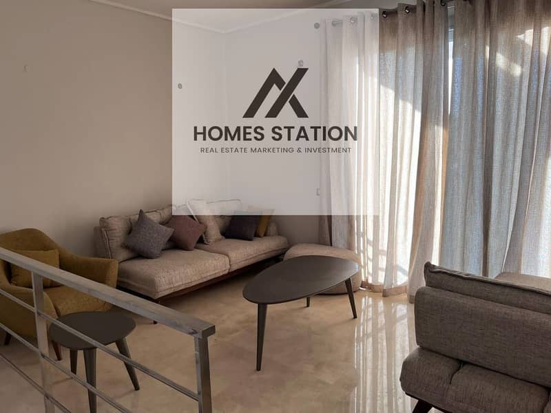 Fully Furnished Penthouse for Rent in Village Gate – New Cairo - Widok 3