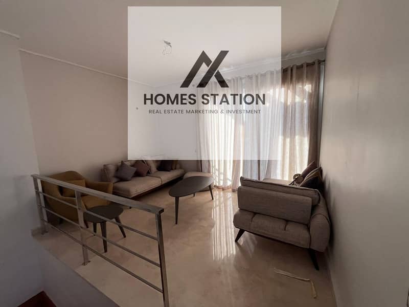 Fully Furnished Penthouse for Rent in Village Gate – New Cairo - Widok 4