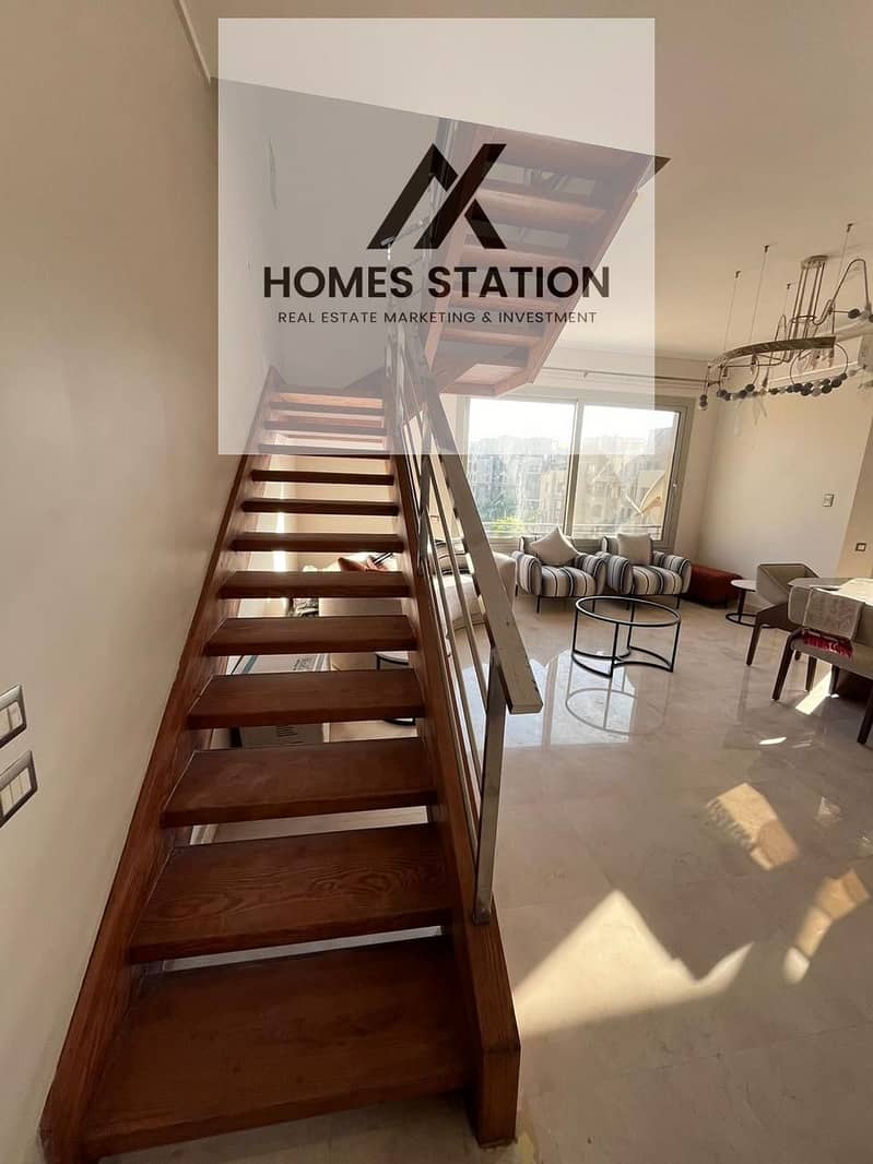 Fully Furnished Penthouse for Rent in Village Gate – New Cairo - Widok 5