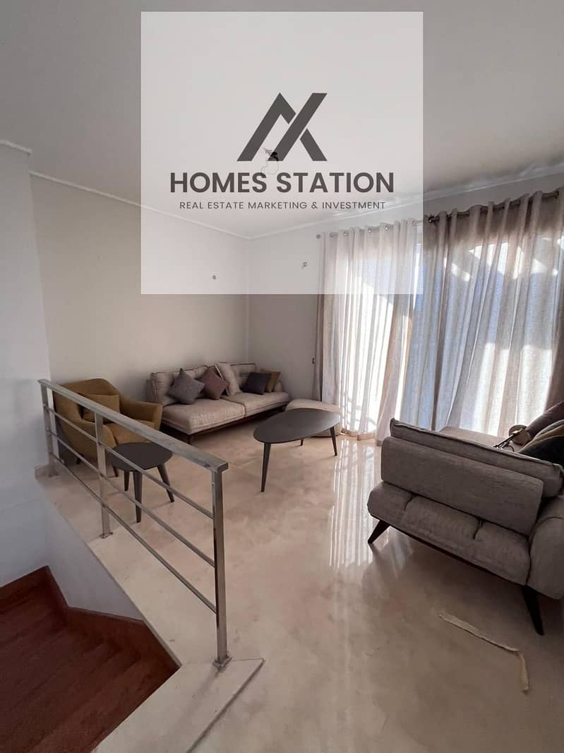 Fully Furnished Penthouse for Rent in Village Gate – New Cairo - Więcej