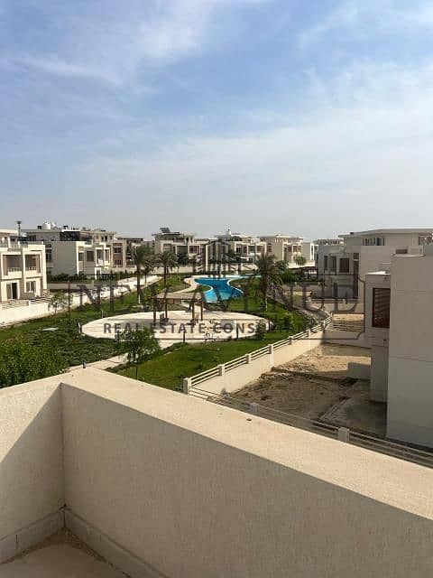 Twin House 248m for Sale in Vivens Shorouk | 4 Bedrooms, Private Parking, Prime Open View Lake & Landscape, Total Price 15,000,000 EGP - Vista 4