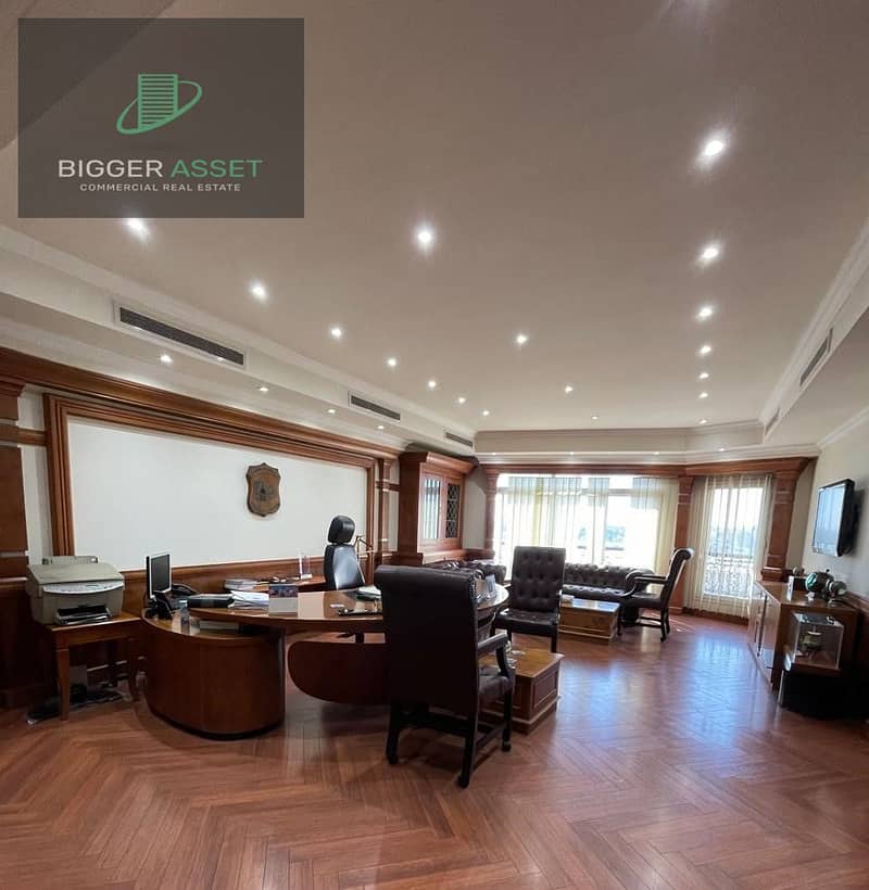 Admin office 1000SQM Fully Finished For Rent Nile View – pohled 2