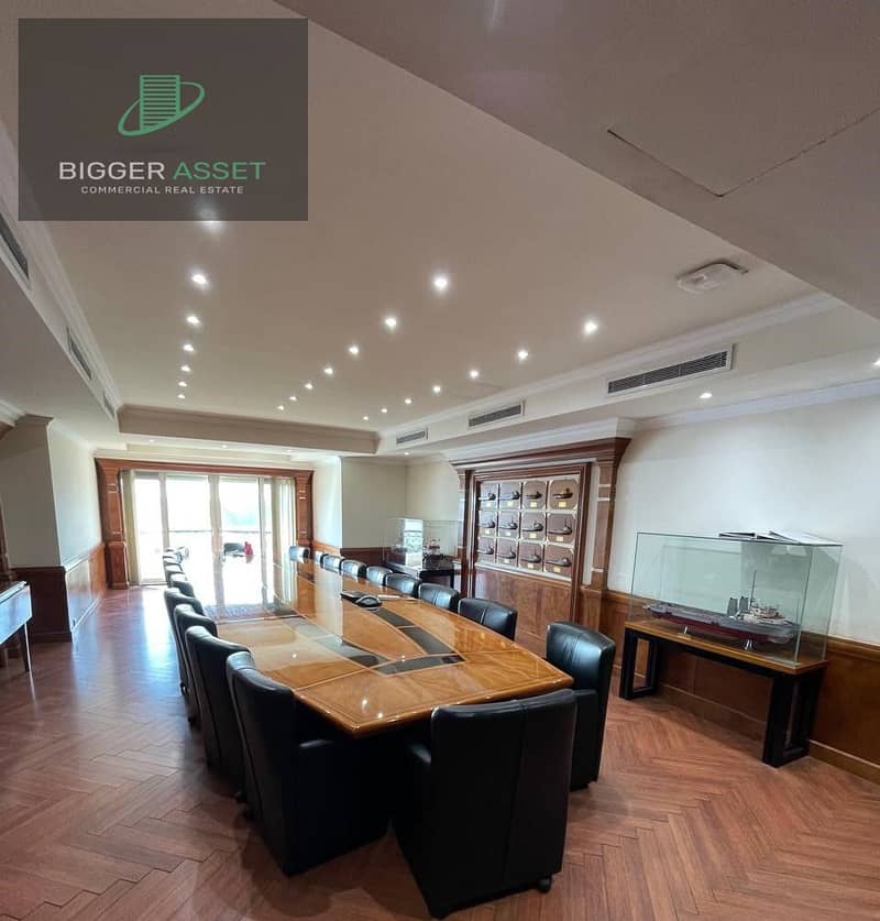 Admin office 1000SQM Fully Finished For Rent Nile View – pohled 3