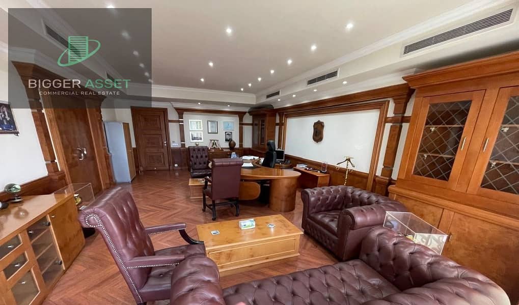 Admin office 1000SQM Fully Finished For Rent Nile View – pohled 4