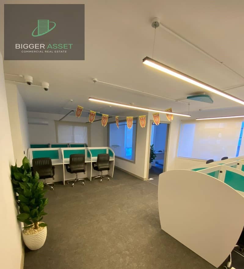 Fully finished Office 900Sqm For Rent in Degla Maadi – pohled 4