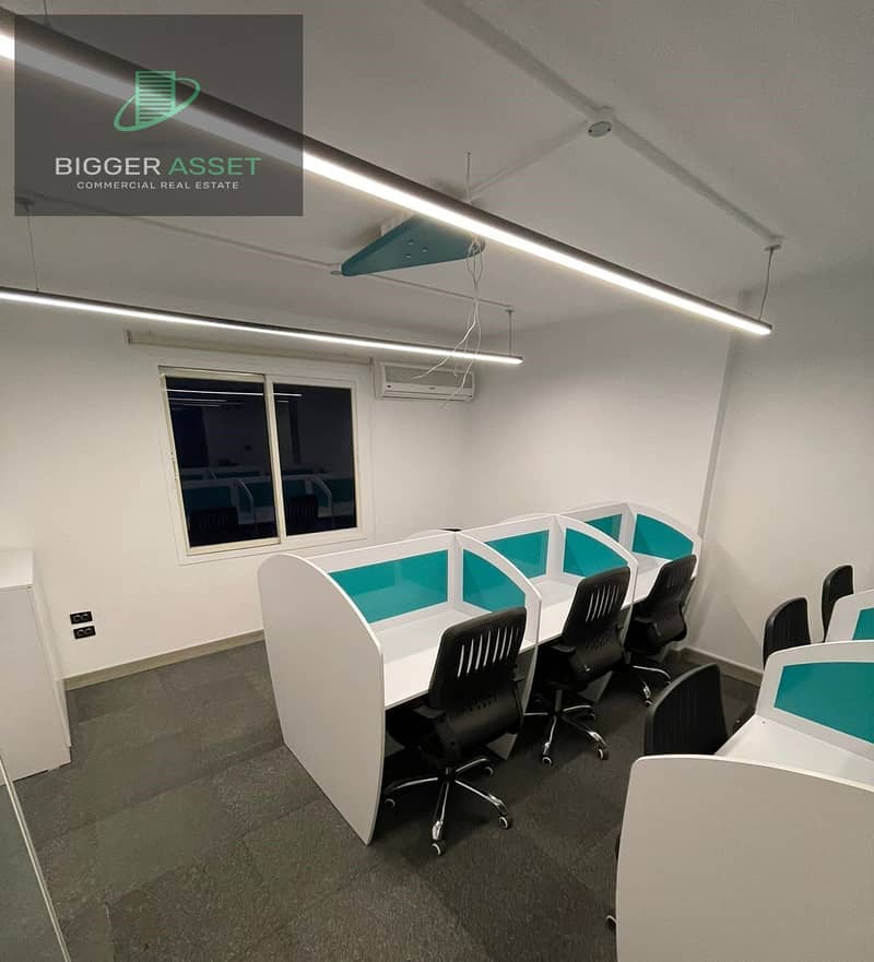 Fully finished Office 900Sqm For Rent in Degla Maadi – pohled 6