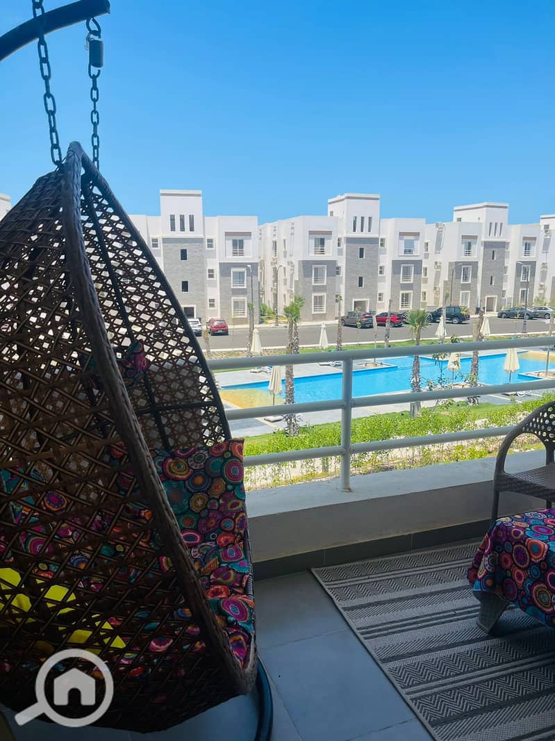 chalet for rent in Amwaj north coast direct on pool - Widok 2