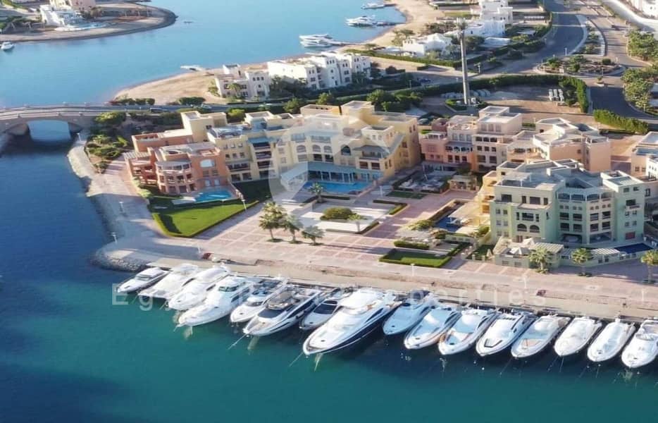Direct Sea View Chalet Finished with Garden For Sale By Hassan Allam in Gouna Red Sea - Więcej