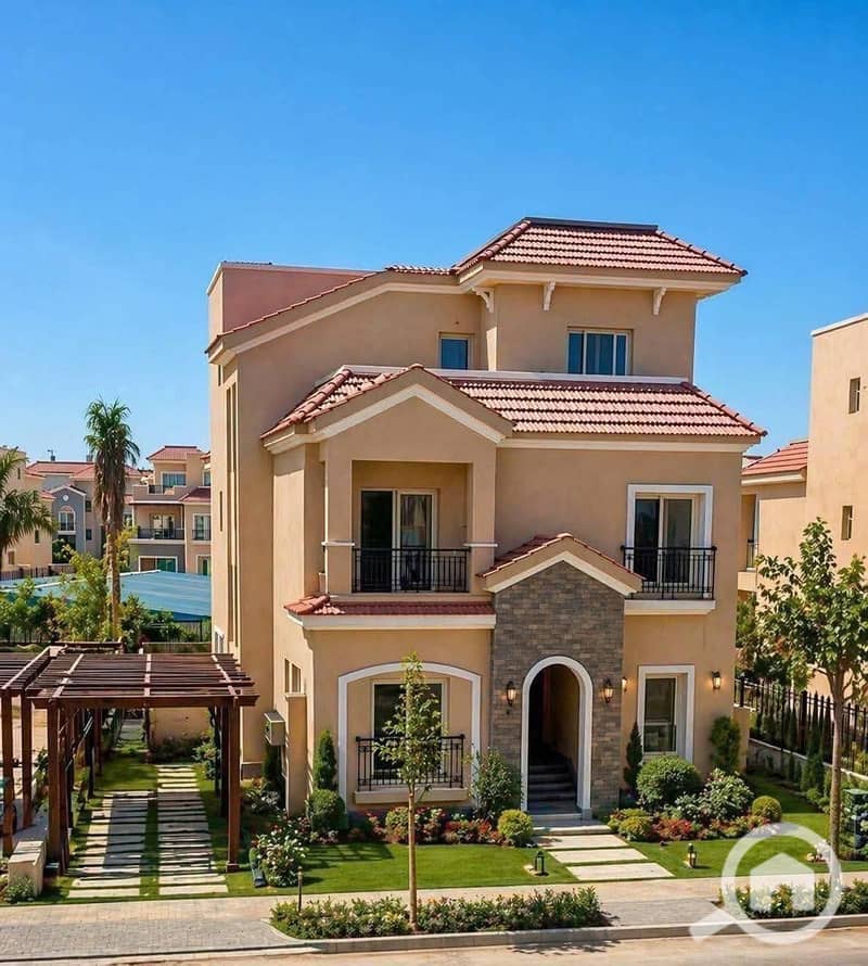 Standalone villa at the price of an apartment in PALM Compound HILLS with a down payment of 347,000 | Villa for sale - Badya Palm Hills - Rock Eden - Ansicht 2