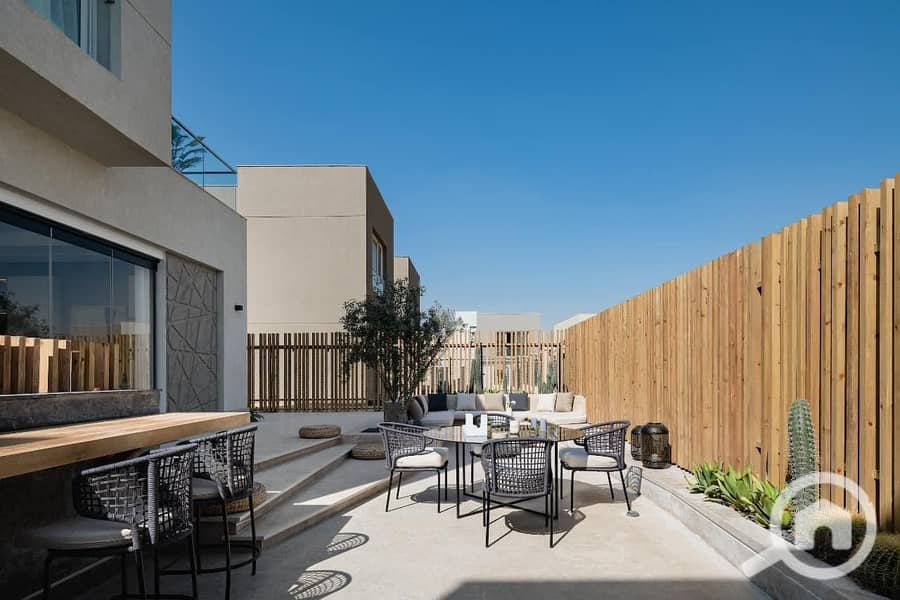 Standalone villa at the price of an apartment in PALM Compound HILLS with a down payment of 347,000 | Villa for sale - Badya Palm Hills - Rock Eden - Ansicht 6