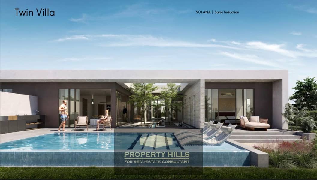 For sale, a fully finished town house in Solana - Solana New Zayed Ora next to Emaar and Sodic - Widok 2