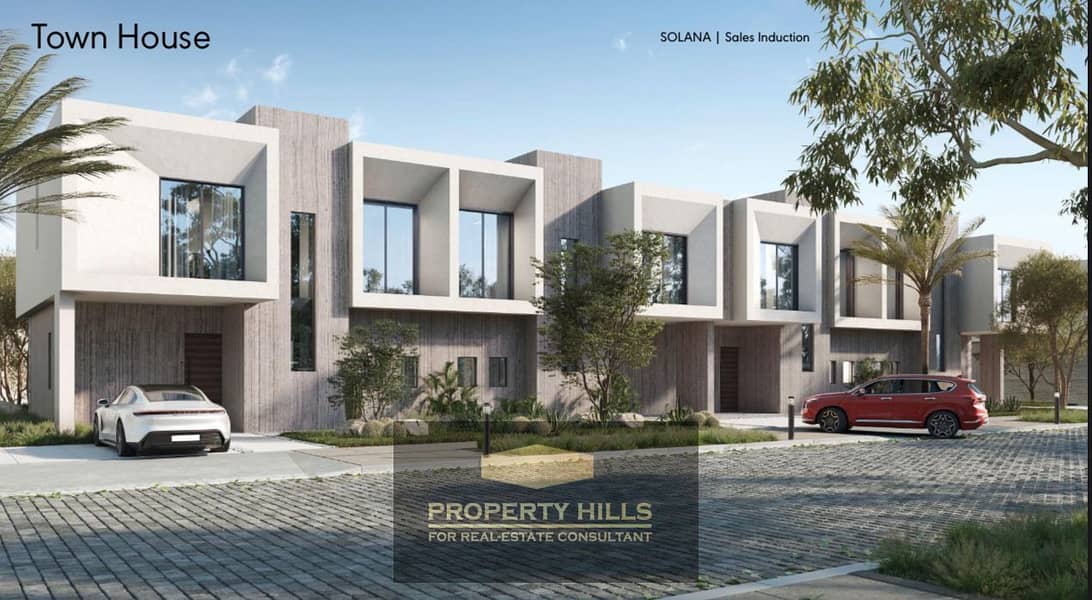 For sale, a fully finished town house in Solana - Solana New Zayed Ora next to Emaar and Sodic - Widok 3