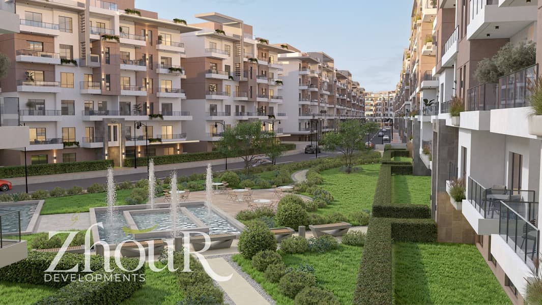 Apartment in Fiori Compound In the heart of New 6th of October 10 years down payment up to 10% installment - Mehr