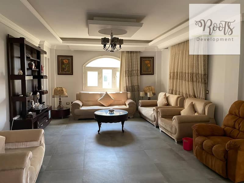 For rent, a fully furnished Standalone Villa in a prime location Yasmine 5 - 1st settlement - New Cairo - Widok 2