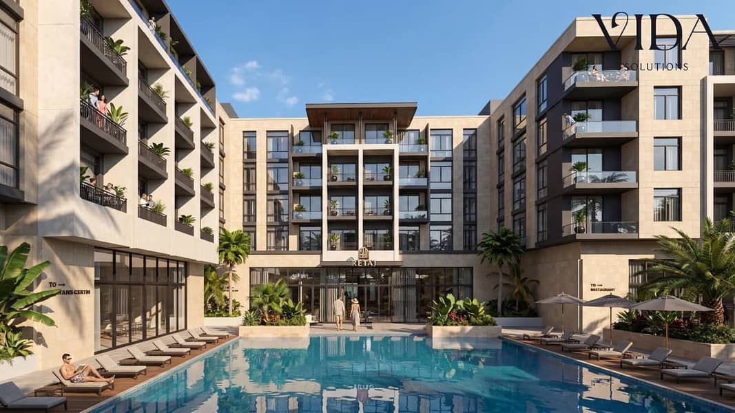 For Sale: 47 sqm Hotel Apartment in Retaj Getaway Compound, Sheikh Zayed, directly on the Alexandria Desert Road, just minutes away from Sphinx Intern - Ansicht 5