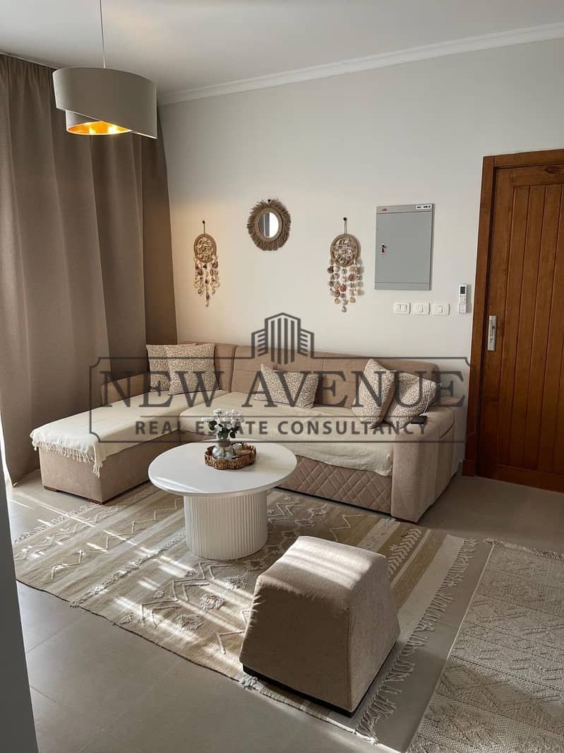 Ready to move Ground Studio with Garden in Gaia North Coast furnished with appliances by Al Ahly Sabbour - Vista 4