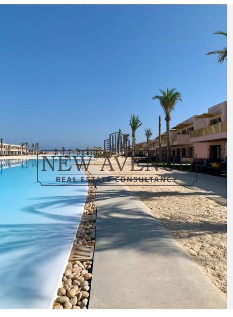 Fully finished North Oriented Dwelling garden Chalet on lagoon for sale in Playa Ghazala North Coast developed by G developments – pohled 3