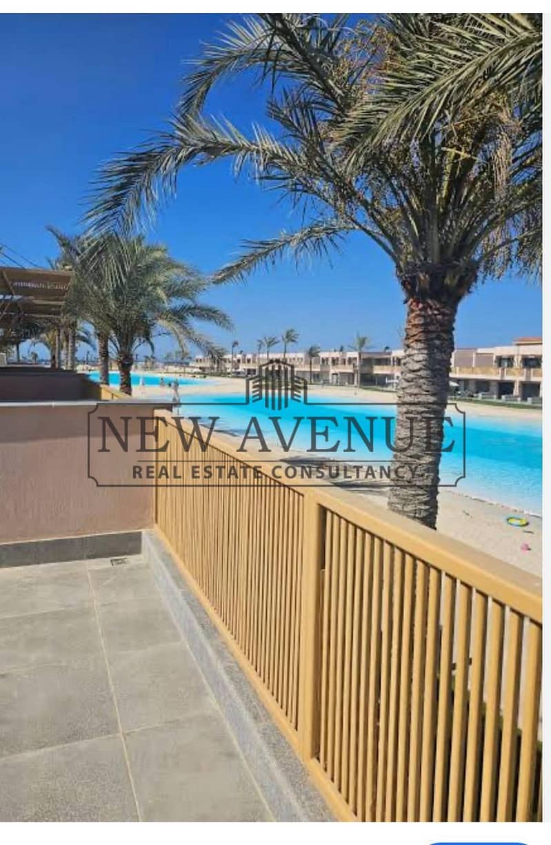 Fully finished North Oriented Dwelling garden Chalet on lagoon for sale in Playa Ghazala North Coast developed by G developments – pohled 5