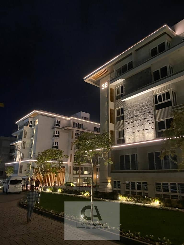 Ready to move Ground floor apartment with garden for sale in Fifth Settlement in Mountain View iCity compound. Cash price or pay 5% down and installm - Widok 3