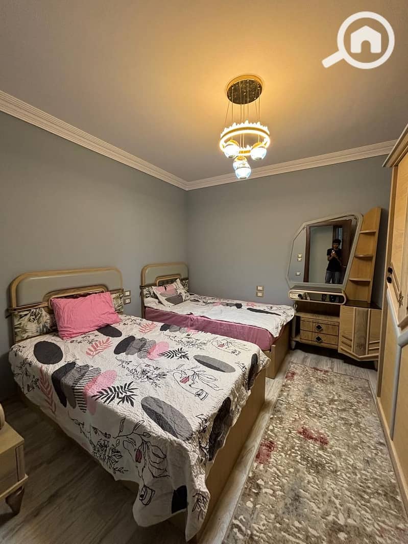Furnished apartment for rent in One Katameya Compound, hotel-style furnishings, open view - Widok 5