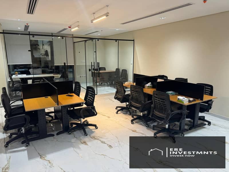 Lowest price office space for rent, ready to operate immediately, in Hyde Park, New Cairo - in the administrative business district – pohled 2