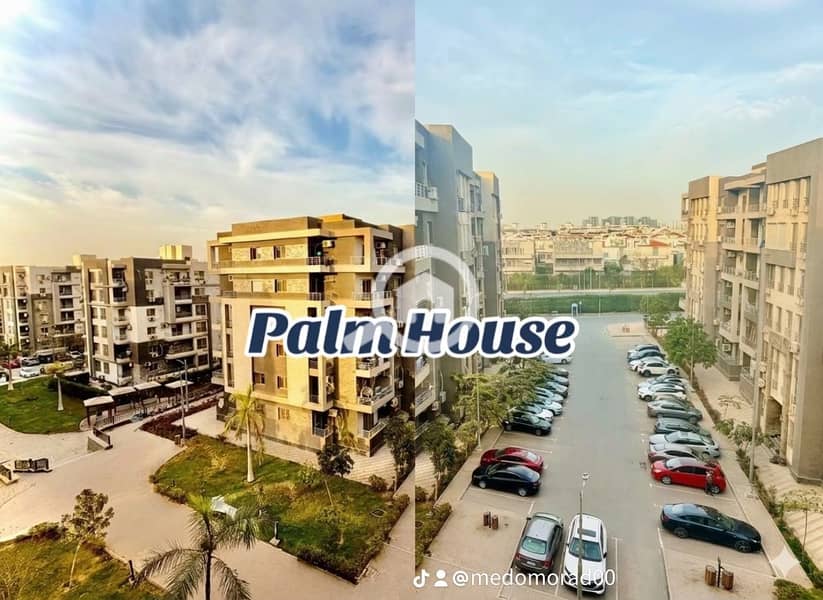 Apartment for sale in Jannah Zayed 1 compound, personal finishing, view of villas in Diounz compound. – pohled 2