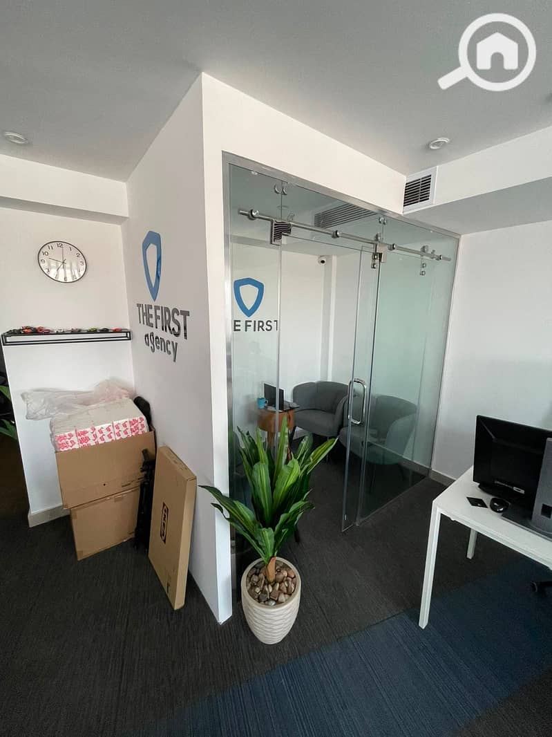 Premium 100m administrative headquarters for rent in the strongest administrative building in Rayhana Plaza, Zahra Al-Maadi - Ansicht 5
