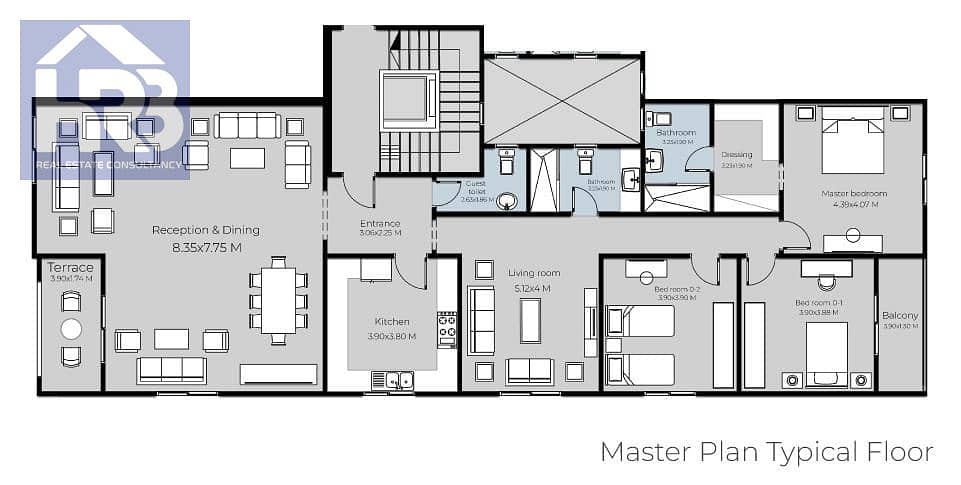 Apartment for Sale in Tamar Hanna – New Cairo | 280 sqm | Immediate Delivery | Near Al Marasem & Rehab - Ansicht 3