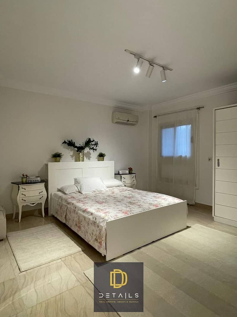 Ground-floor apartment with a private garden for rent in Opera City Compound, Sheikh Zayed, at a bargain price. - Widok 5