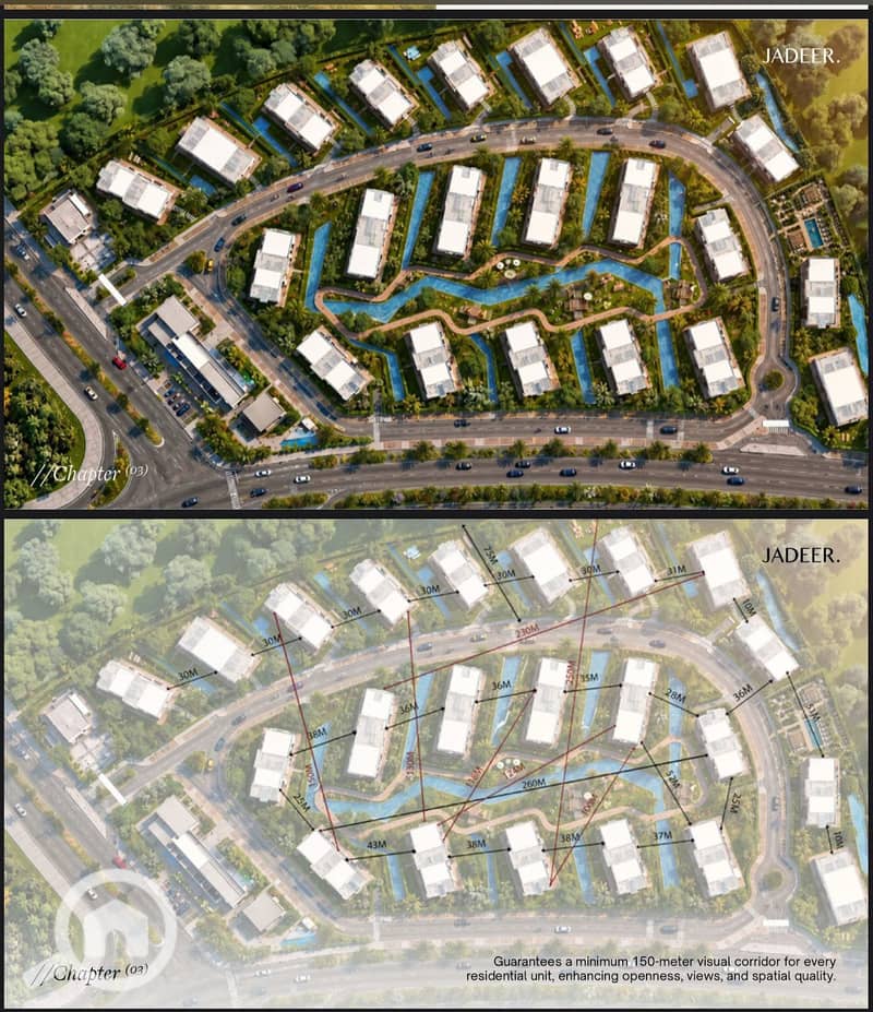 Your chance now to own a 71 square meter apartment with a down payment of 230 thousand in the heart of R8, the best investment opportunity with the Indigo Hotel inside the compound, which means the value of your unit increases every day. Just book at the price of the crane. – pohled 6