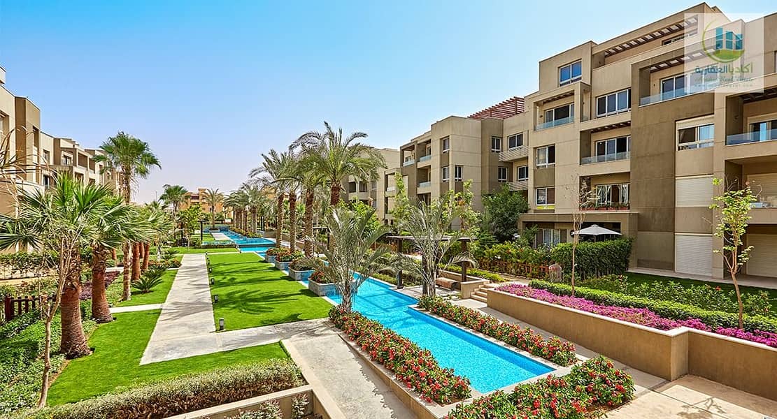 First Use - Furnished Duplex 290m² with Garden 120m² Overlooking the Lake & Landscape in Park View Compound, Hassan Allam, in front of Rehab City - Ansicht 5