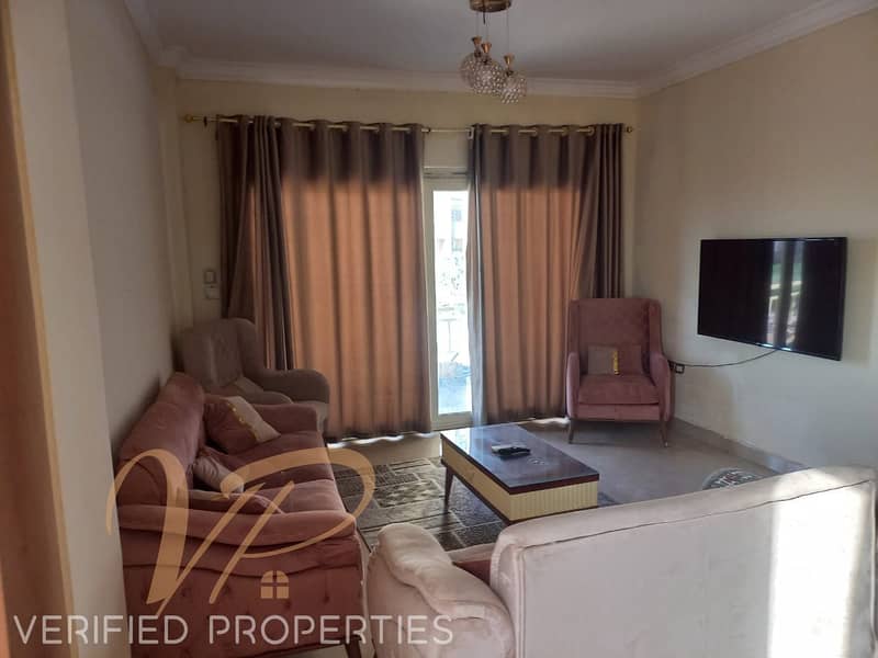 Furnished apartment of 160 sqm for rent in Wasal Residence Al-Shorouk | 3 rooms | 2 bathrooms | Fully air-conditioned | First floor – pohled 2