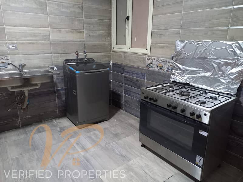 Furnished apartment of 160 sqm for rent in Wasal Residence Al-Shorouk | 3 rooms | 2 bathrooms | Fully air-conditioned | First floor – pohled 4