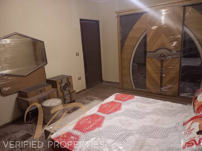 Furnished apartment of 160 sqm for rent in Wasal Residence Al-Shorouk | 3 rooms | 2 bathrooms | Fully air-conditioned | First floor – pohled 5