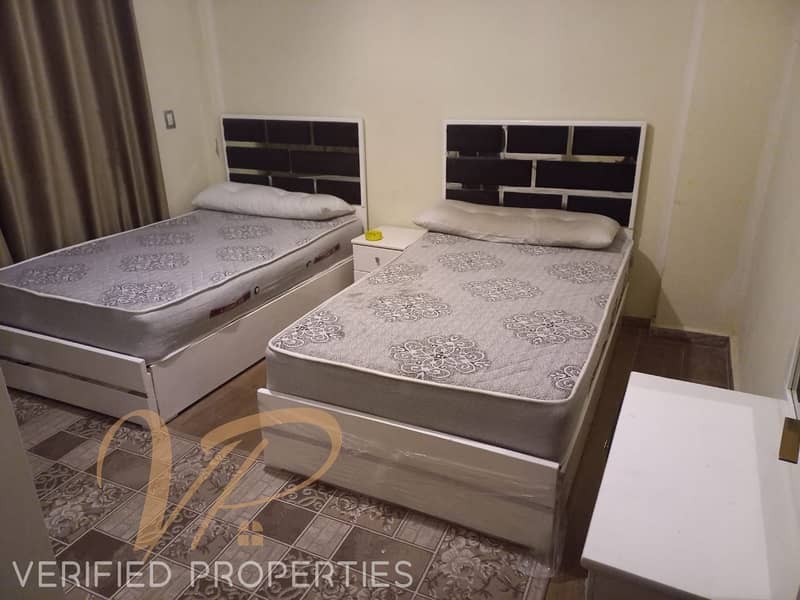 Furnished apartment of 160 sqm for rent in Wasal Residence Al-Shorouk | 3 rooms | 2 bathrooms | Fully air-conditioned | First floor – pohled 6