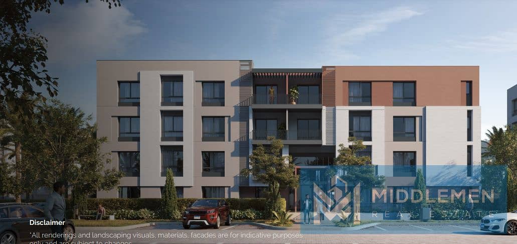 apartment 195m + 66garden ready to move prime location under market price Haptown Hassan Allam park View mostakbal city – další