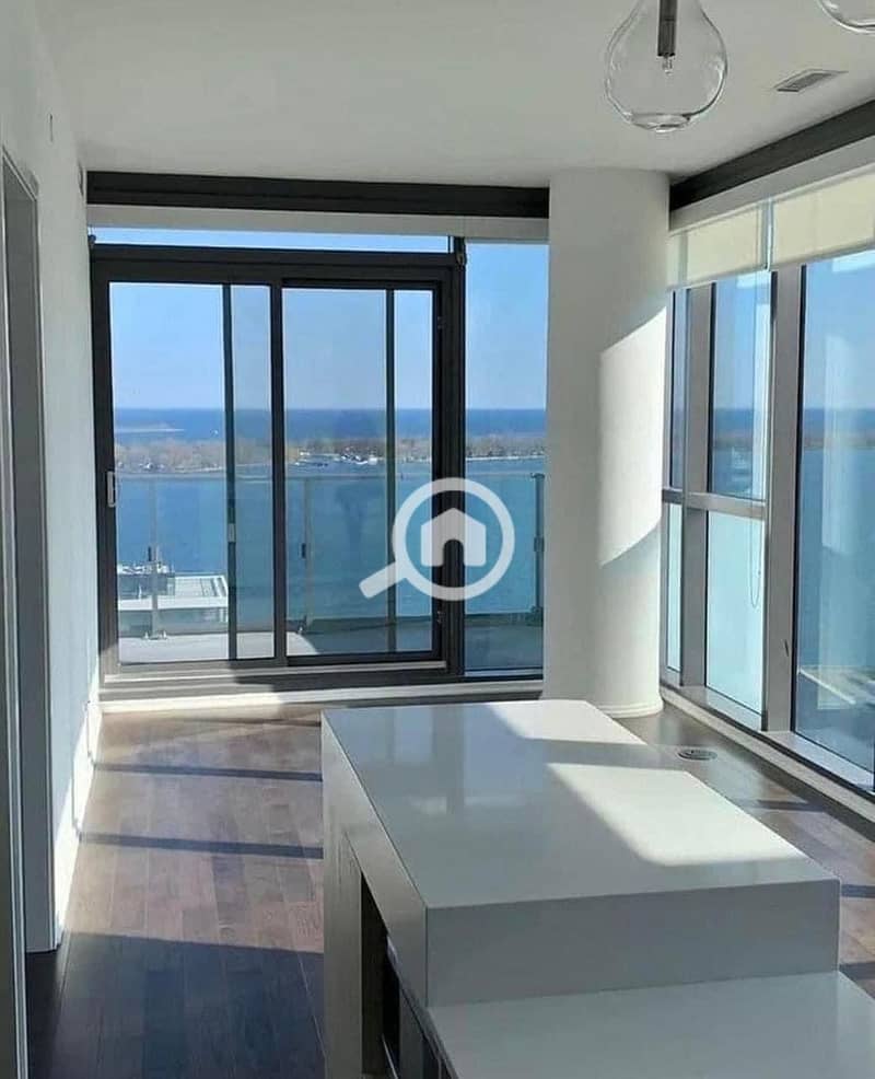 Ready-to-move-in apartment with air conditioning, 217 square meters, immediate occupancy, with a stunning sea view in Alamein Towers, near Marassi and – pohled 6