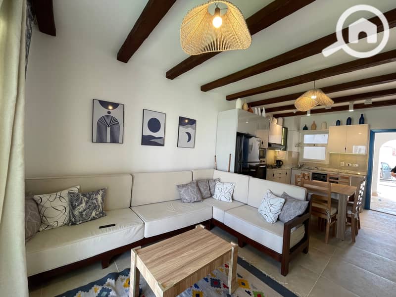 For rent: a two-bedroom chalet on the ground floor with a garden by the swimming pool at Mountain View Ras El Hikma. - Widok 6