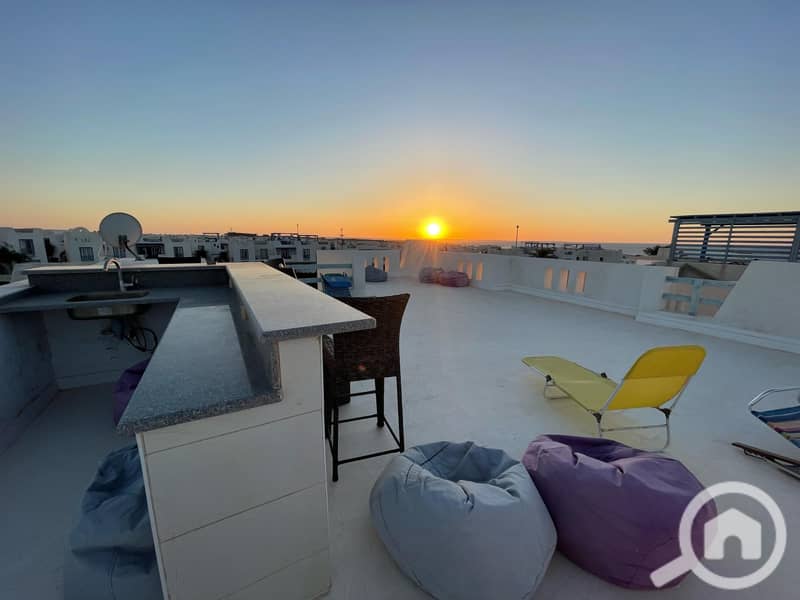 First floor chalet pool view for rent in Mountain view ras el hikma - Widok 6