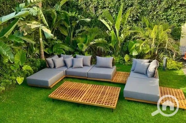 Twin house for rent in Patio Zahraa La Vista Compound, opposite Al Ahly Club - Kitchen with appliances and air conditioning - Ansicht 2