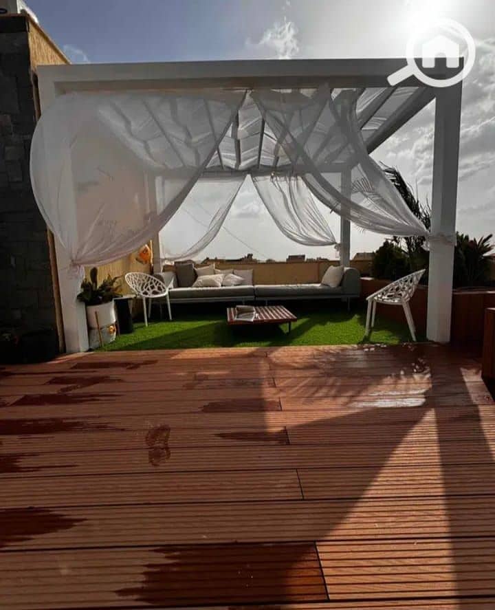 Twin house for rent in Patio Zahraa La Vista Compound, opposite Al Ahly Club - Kitchen with appliances and air conditioning - Ansicht 4