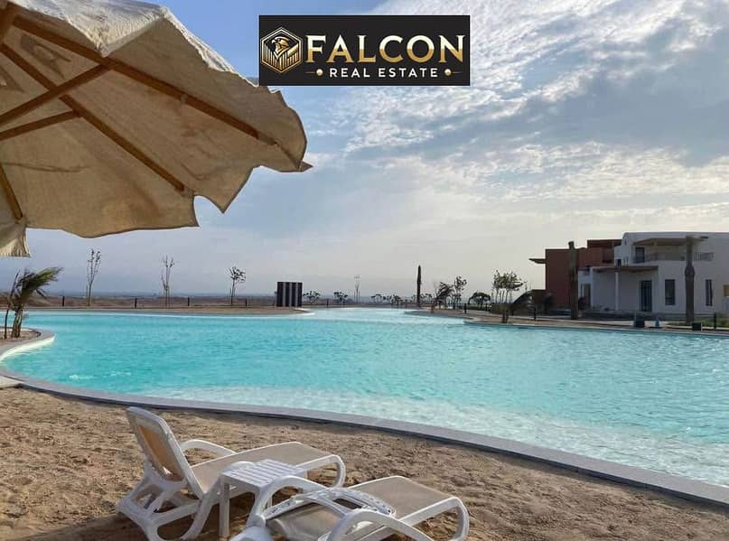 Receive a fully finished with AC’s apartment in Makadi Heights for only 30% down payment. - More