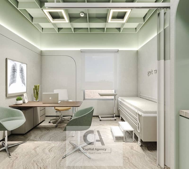 Radiology Center, 311 sqm, fully finished with air conditioning, for rent – inside Park Street Mall – near 5A – Fifth Settlement - Ansicht 4