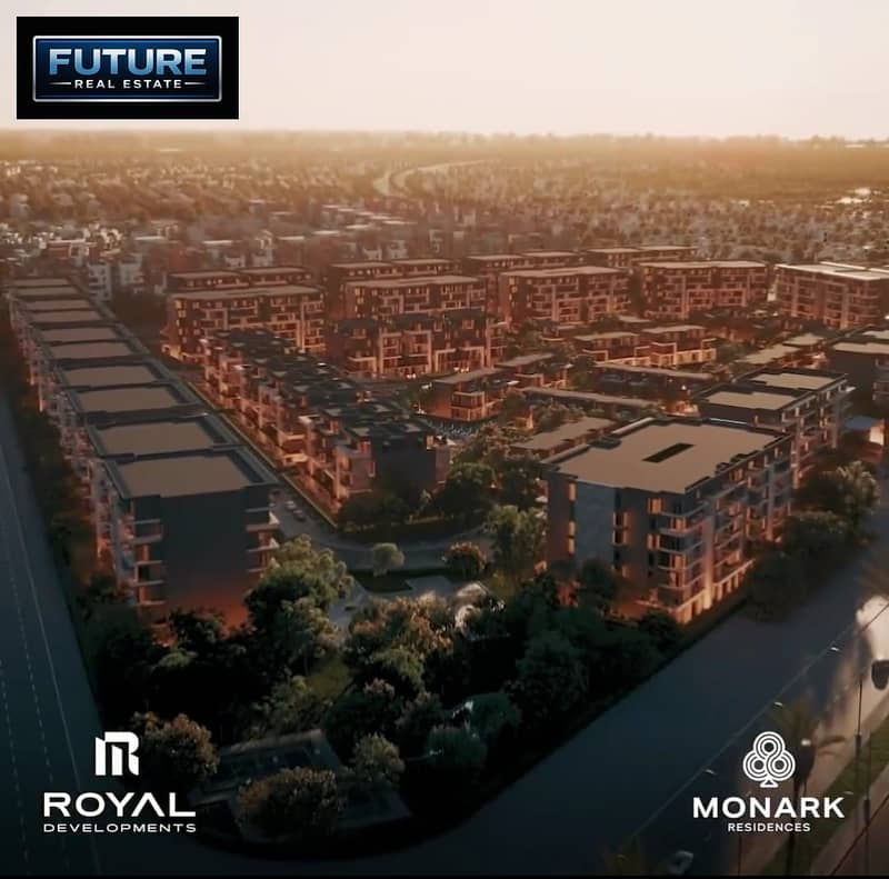 160 m apartment in Monark Residence compound in Mostaqbal City - Mehr