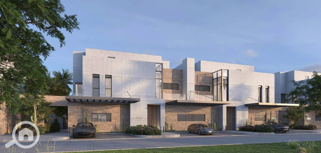Corner townhouse villa for sale in Vaha Compound, Sheikh Zayed - Ansicht 3