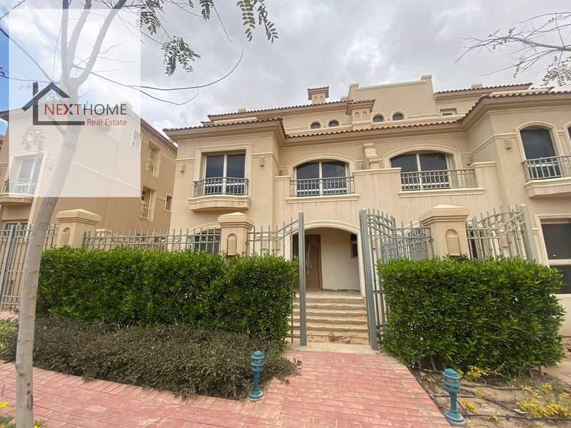 tiwn house Villa Ready for Viewing 311 sqm ready to move in EL Patio Oro Compound La Vista Golden Square Fifth Settlement New Cairo - Widok 5