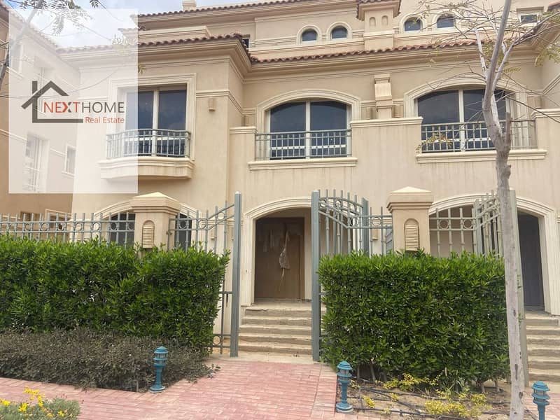 tiwn house Villa Ready for Viewing 311 sqm ready to move in EL Patio Oro Compound La Vista Golden Square Fifth Settlement New Cairo - Widok 4