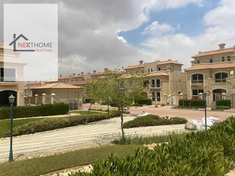 tiwn house Villa Ready for Viewing 311 sqm ready to move in EL Patio Oro Compound La Vista Golden Square Fifth Settlement New Cairo - Więcej